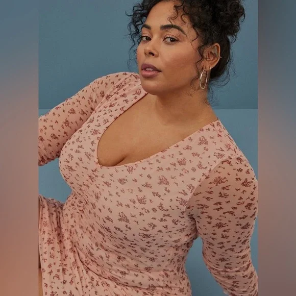 Torrid Festi Mini Mesh Bodycon Dress - Picture 5 of 8